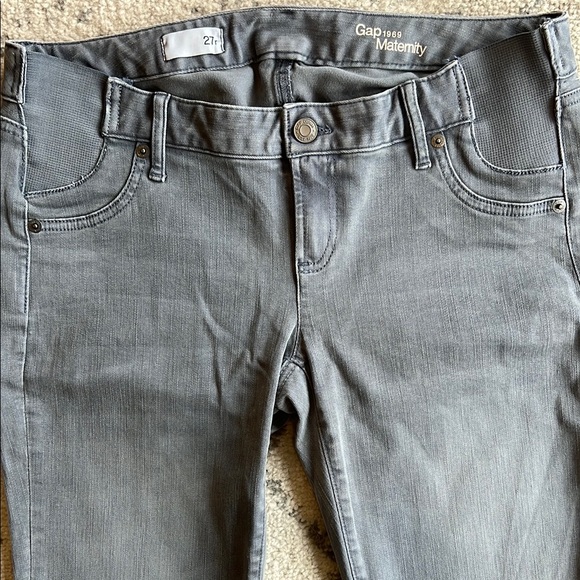 GAP Maternity Inset Panel Skinny Jeans - Picture 3 of 4